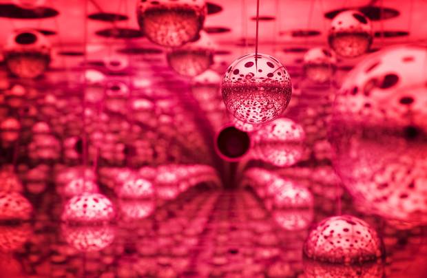 Dots Obsession—Love Transformed into Dots, 2007, installed 2017.