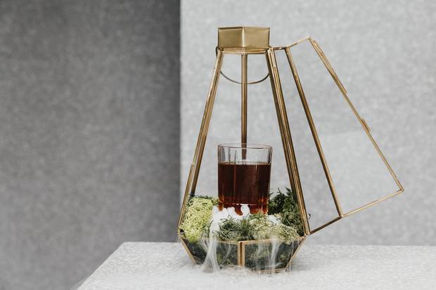 The Candy Cap Magic cocktail.