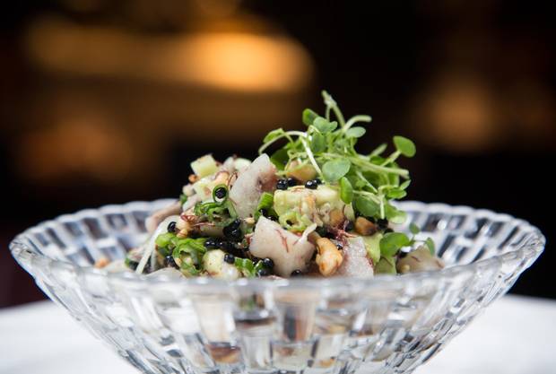 The standout matjes herring poke bowl.