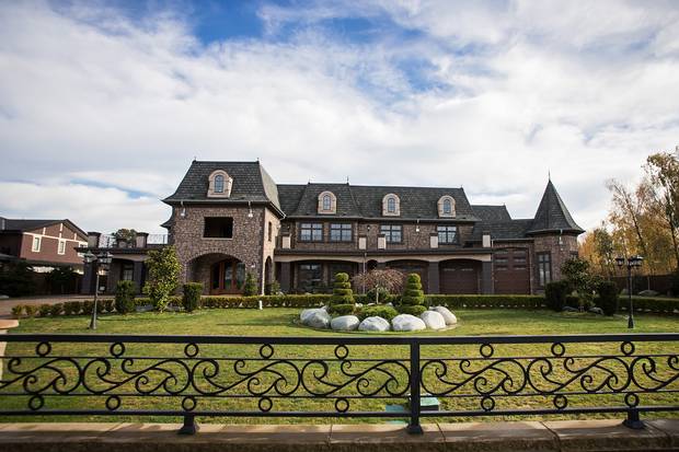 A mansion at 7120 No 5 Rd. in Richmond.