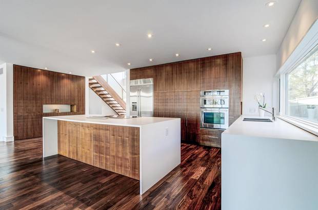 Though the home has a minimalist design, there’s plenty of storage throughout.