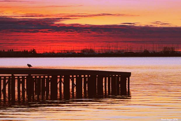 The sun rises over Cherry Beach on April 24, 2016. “I love this part of the trail; it’s my hometown and we only go back twice a year,” writes photographer Mark Hopper of Belleville, Ont.