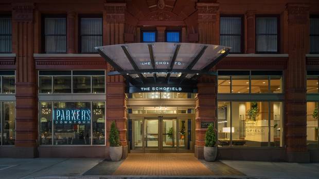 Of the city’s higher-end hotels, the Schofield is maybe the most central. 