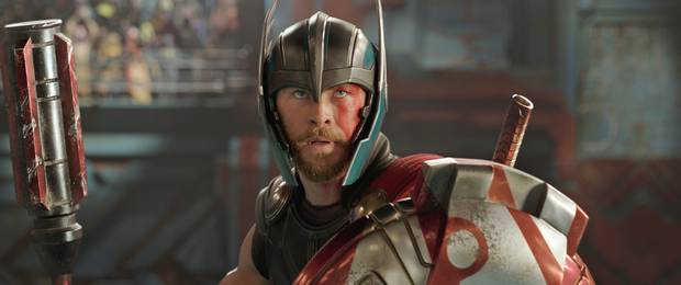 Chris Hemsworth in Thor: Ragnarok.