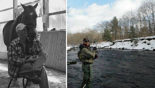 Mr. Martin joined a few programs to help him with his PTSD, including an equine therapy program, and a support group that teaches wounded veterans to fly fish.