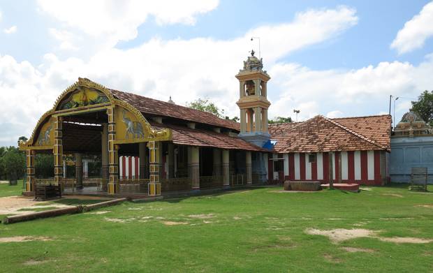 Piliyar Temple in Atchuvely, where my dad grew up. He attended this temple daily as a boy.
