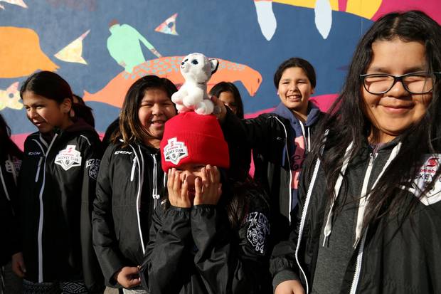 Some of the players had never worn skates before joining the team.