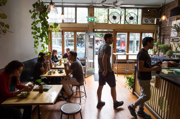 Vancouver’s The Birds & The Beets, seen on Thursday, is a whimsically curated café.