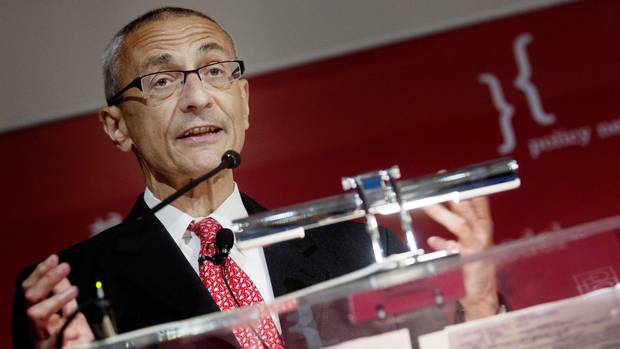 John Podesta speaks at a meeting in Oslo on May 12, 2011.