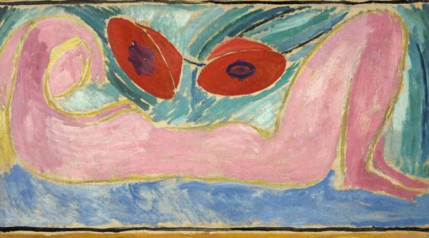 Nude with Poppies, 1916