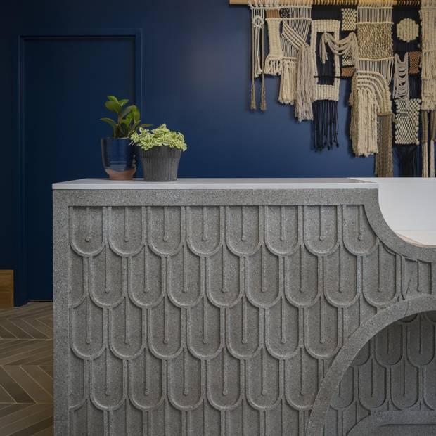 The hotel's decor brings a Scandinavian-style warmth.