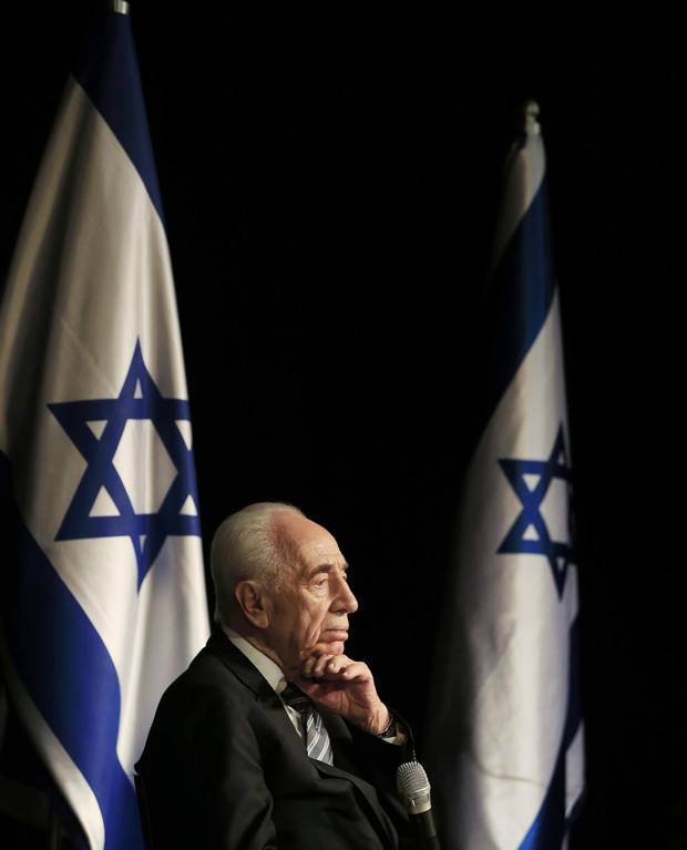 Shimon Peres on July 6, 2014.