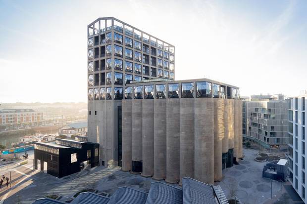 The Zeitz Museum of Contemporary Art Africa in Cape Town, the first of its kind on the continent, was created out of old corn silos on the city’s waterfront.