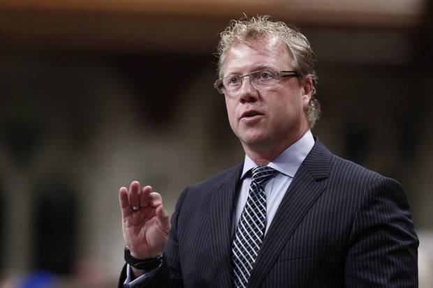 Sept. 20, 2012: Conservative MP Rick Dykstra speaks during Question Period in the House of Commons.