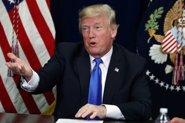 U.S. President Donald Trump, shown on Oct. 25, 2017, in Dallas.