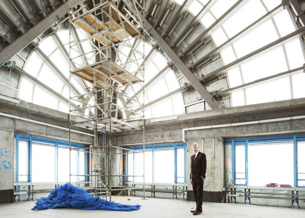 Neil Labatte, head of Trump International Hotel & Tower Toronto surverys the “Super Penthouse,” priced at $37.9 million. It comes with a Rolls-Royce.