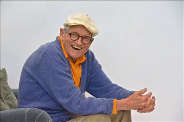 David Hockney in Los Angeles on March 9, 2016 .