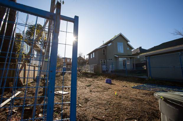 Vacant land at 4453 West 14th Avenue is pictured in Vancouver on Nov. 22, 2017.