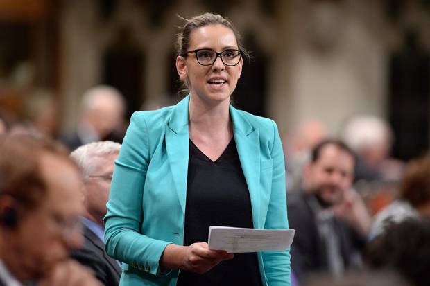 NDP MP Ruth Ellen Brosseau is shown on May 28, 2015.
