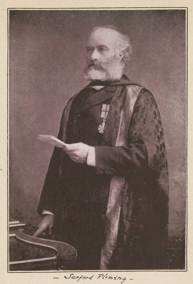 Sanford Fleming, c. 1880. Credit : Library and Archives Canada