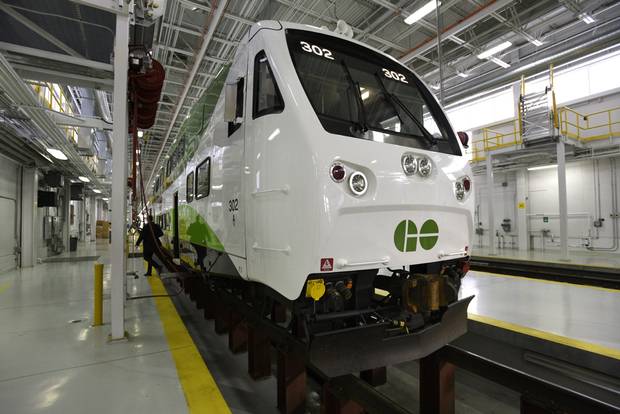 A new GO Transit train
