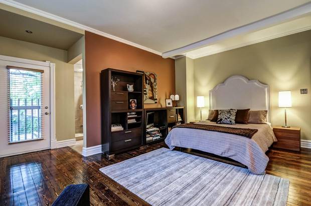 Ms. Slack replaced the original kitchen and bathroom with a master suite.