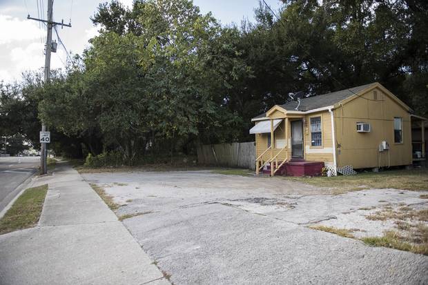 The neighborhood surrounding the school in Tampa where April Ash works.