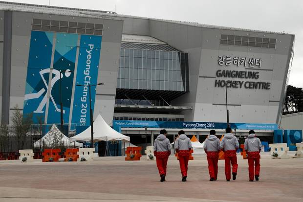 The Gangneung Hockey Centre at the Olympic Park in Gangneung, South Korea will host the men’s hockey tournament and the women’s hockey gold medal match.