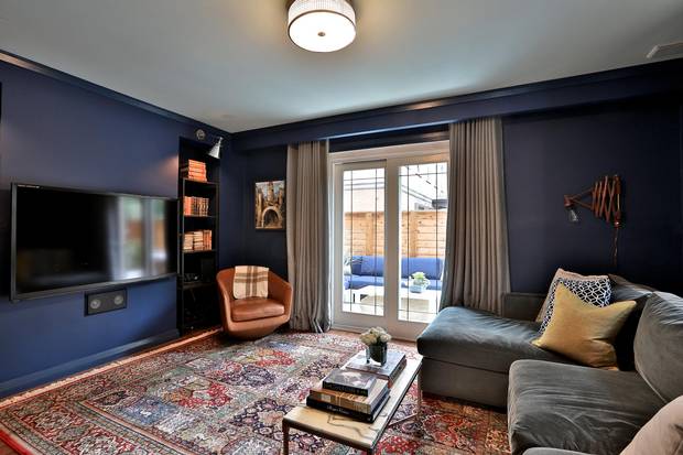 The townhouse features a theatre room at the back on the ground floor.