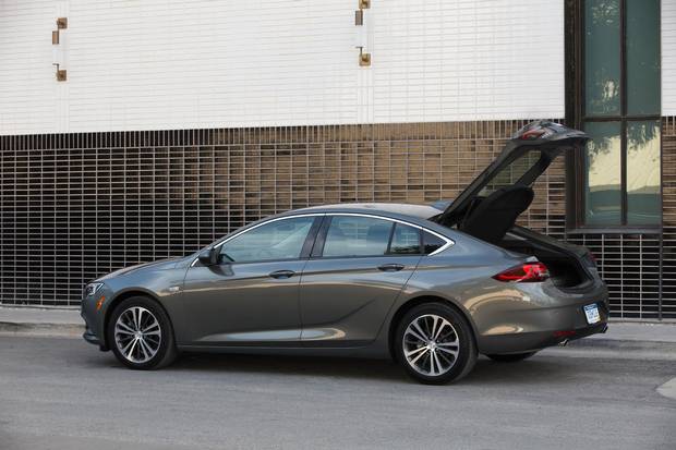 Buick calls the vehicle a “sportback” because the entire cargo door lifts from the back of the roof, including the rear window, to create considerably more luggage space.