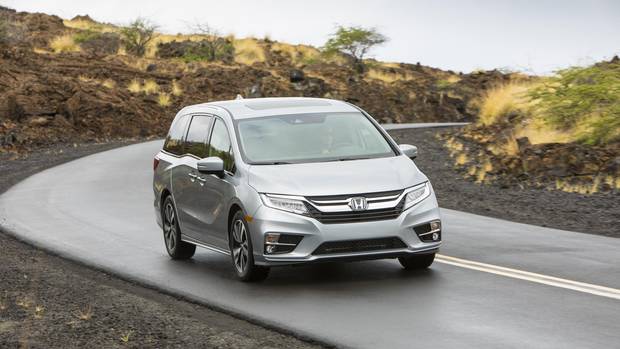 The 2018 Honda Odyssey.