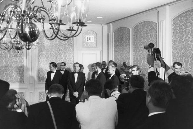 Garry Winogrand‘s 1969 Richard Nixon.