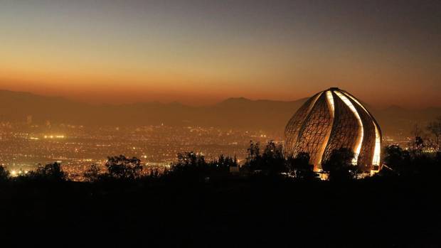 Baha'i Temple in Santiago, Chile.