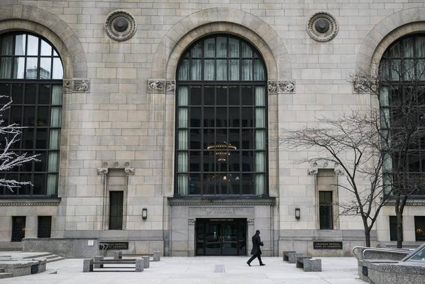 The north tower of Commerce Court in Toronto is photographed on Monday, January 29, 2018.
