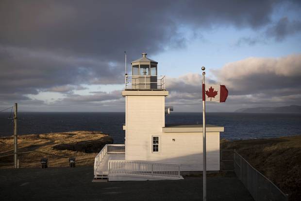 The Bell Island lighthouse near the Keeper's Café.