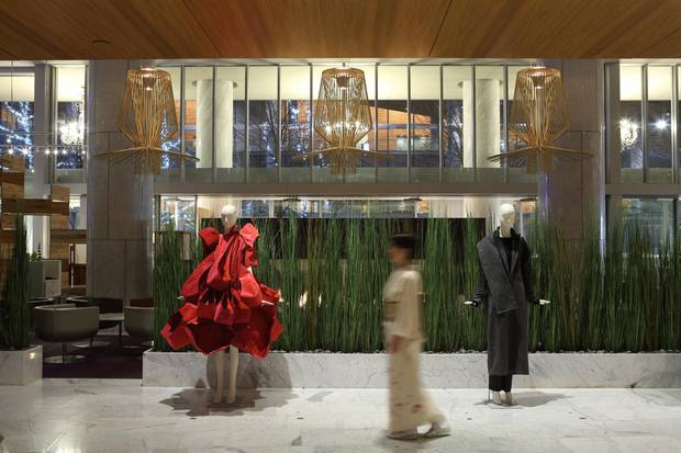 The main floor of the Fairmont Pacific Rim, host of Japan: Unlayered.