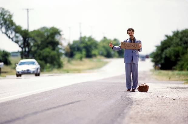 Sacha Baron Cohen in Borat.