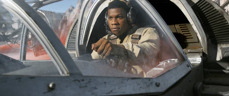 John Boyega in Star Wars: The Last Jedi.