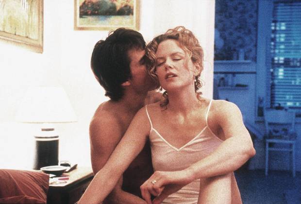 Nicole Kidman and Tom Cruise in Eyes Wide Shut.