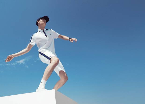 The new-old look of Lacoste's spring/summer 2016 collection.