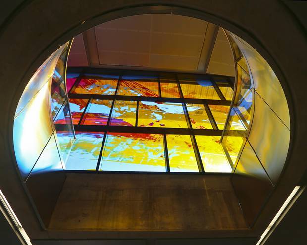 The idea was to make each station a showpiece, with artwork incorporated directly into the construction.