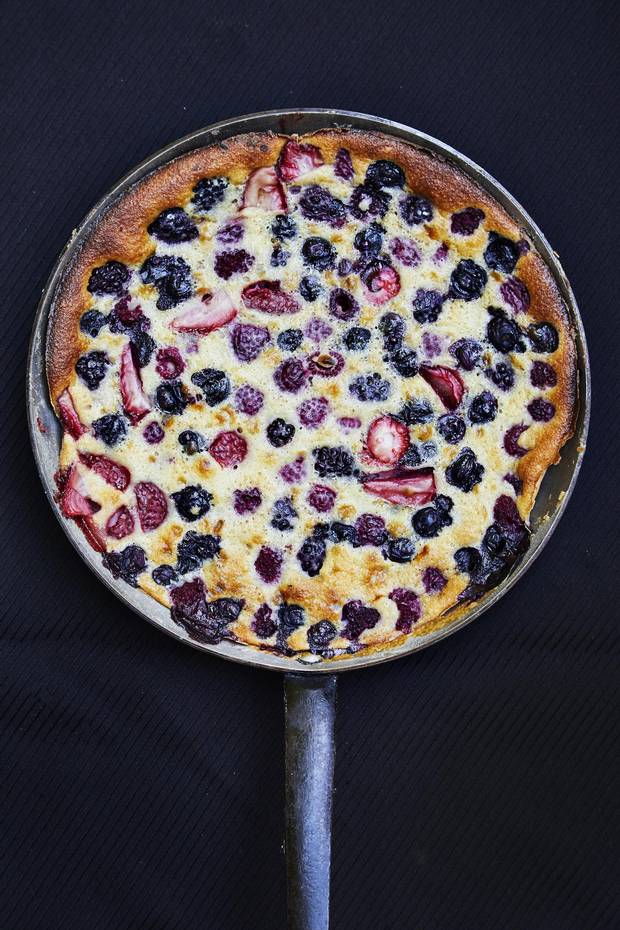 Gluten-free clafouti.