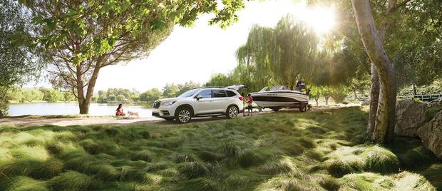 The Ascent is powered by an all-new 32.4-litre turbocharged boxer engine producing 260 horsepower and 277 lb.-ft. of torque.