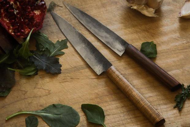 Knives from Halifax-based Grindhouse Blade Care and Ware.