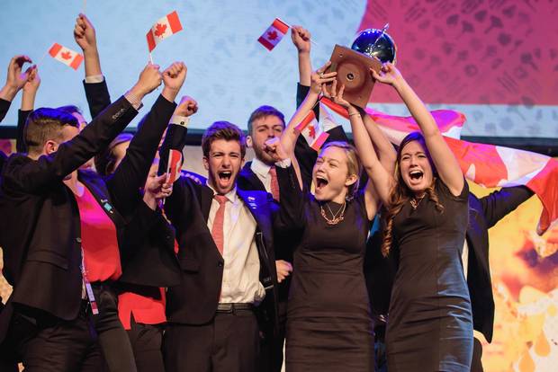 Memorial's team placed second at the recent Enactus World Cup.