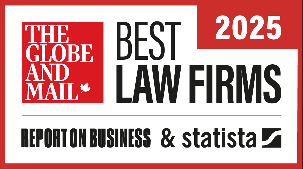 The Globe and Mail Best Law Firms logo