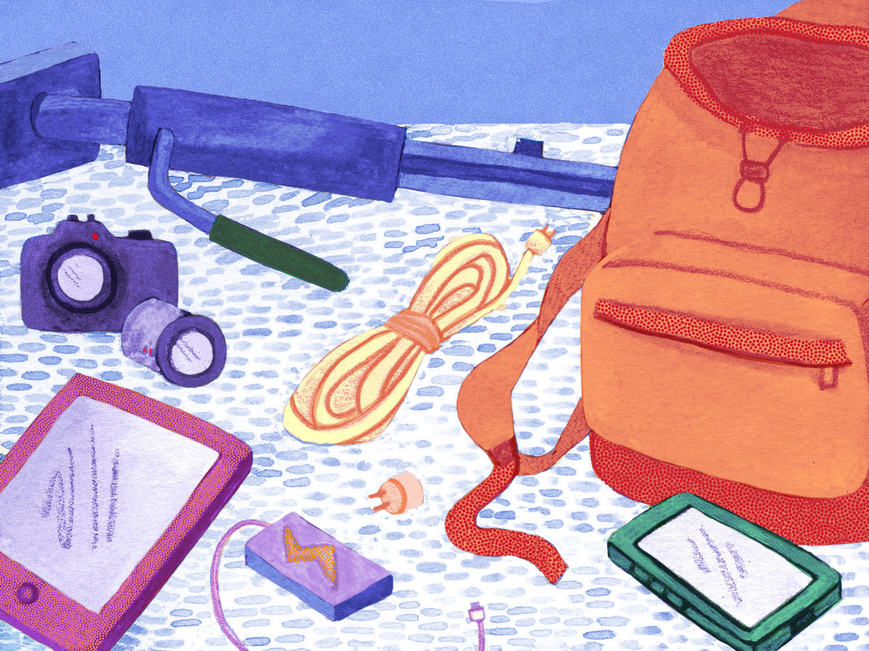 Come prepared with gear to go