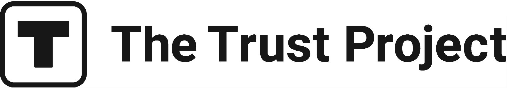 The trust project logo