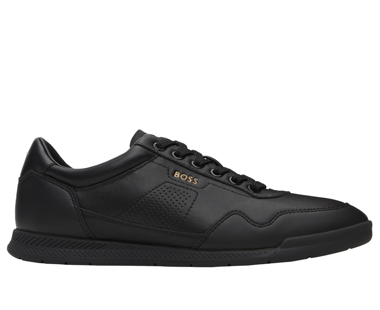 Boss leather sneakers