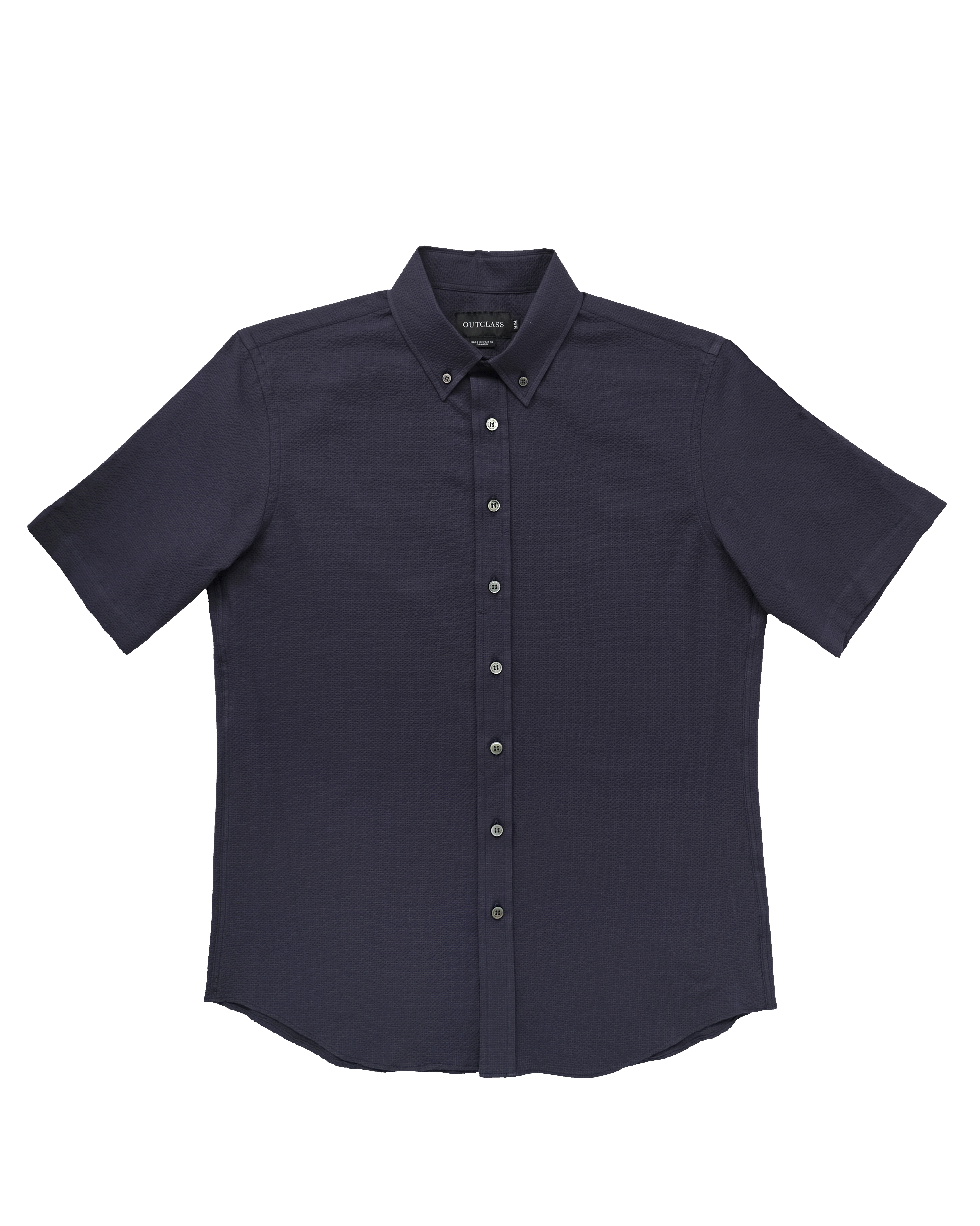 Outclass Navy Ripstop S/S classic shirt